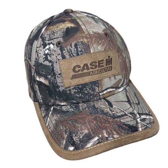 NWOT Dri-Duck Case Tractor Agriculture Farm Camo Adjustable Strapback Hat Cap - Picture 7 of 13